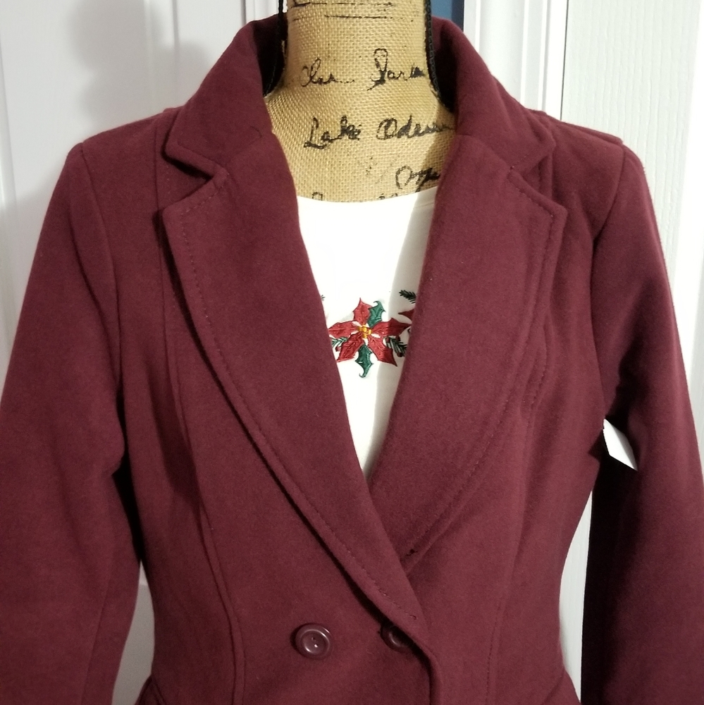 🌬 NEW Women's Classic Double Breasted Coat with Pockets - Picture 6 of 17